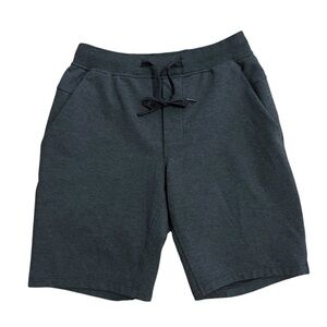 Lululemon City Sweat Shorts 9" Heather Black Size Small Athletic Performance